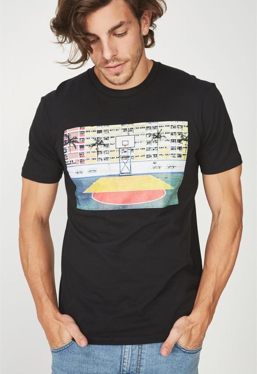 Cotton On - Tbar short sleeve tee 2 - black