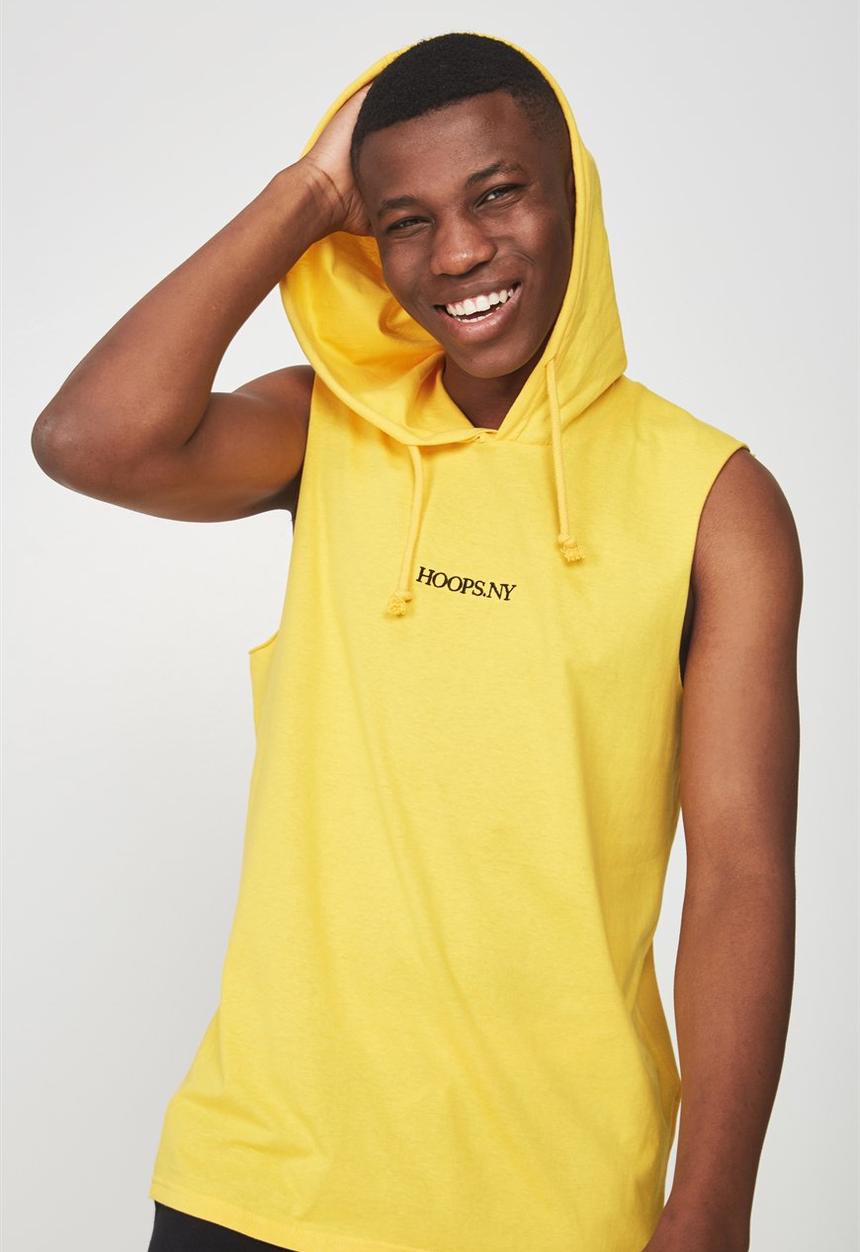 Cotton On - Hustle muscle tank - yellow