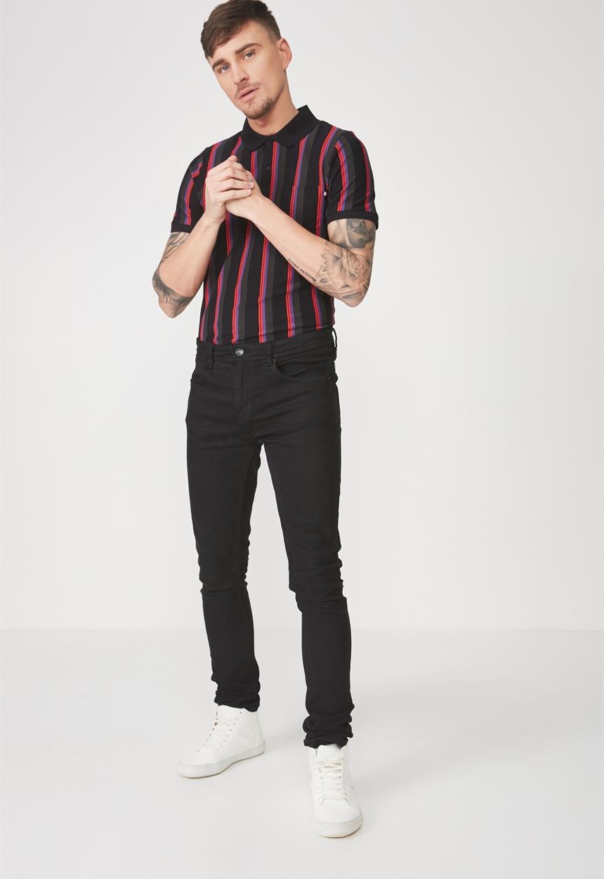 Cotton On - Icon short sleeve polo - multi