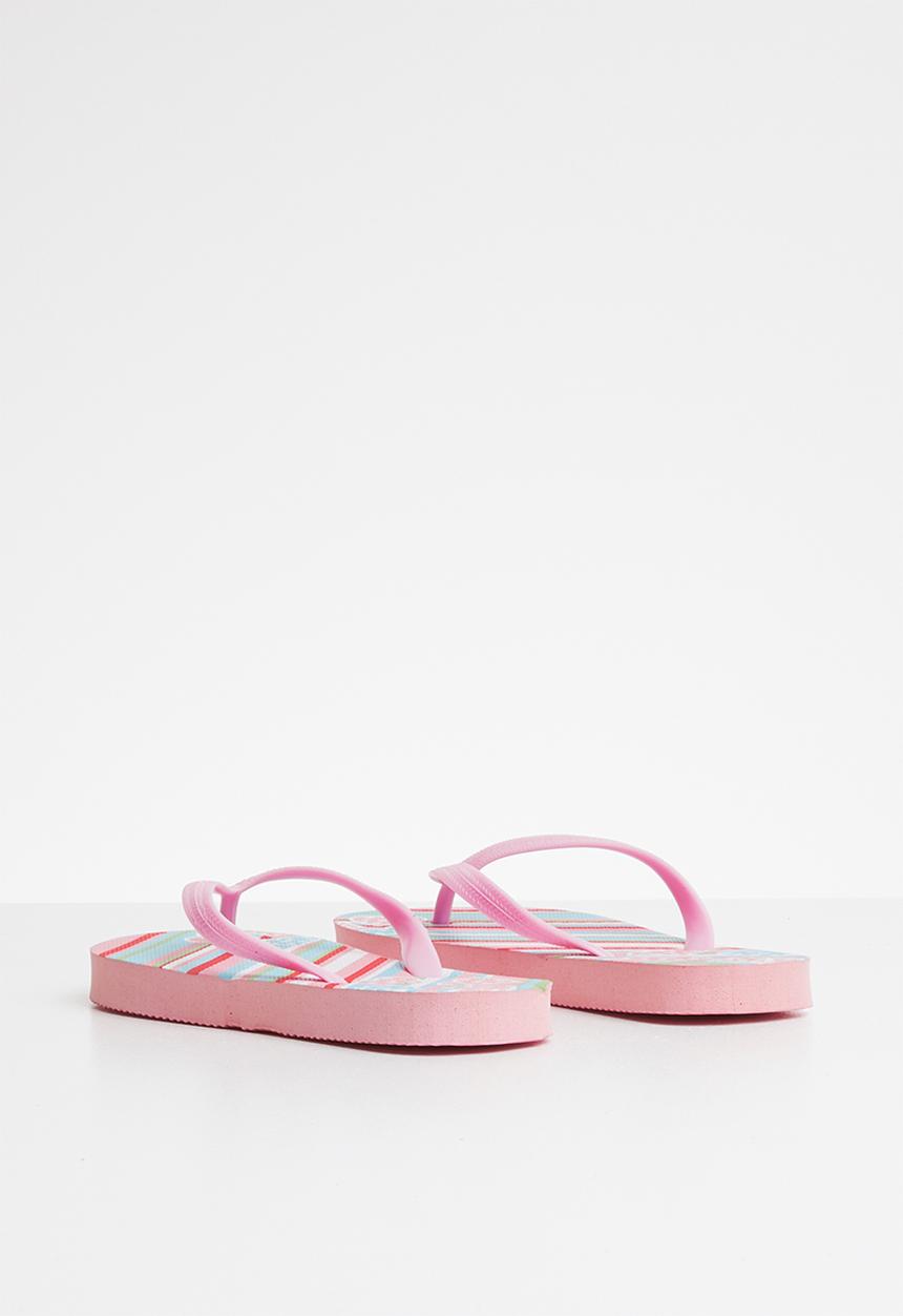 Pop Candy - Printed flip flops - pink