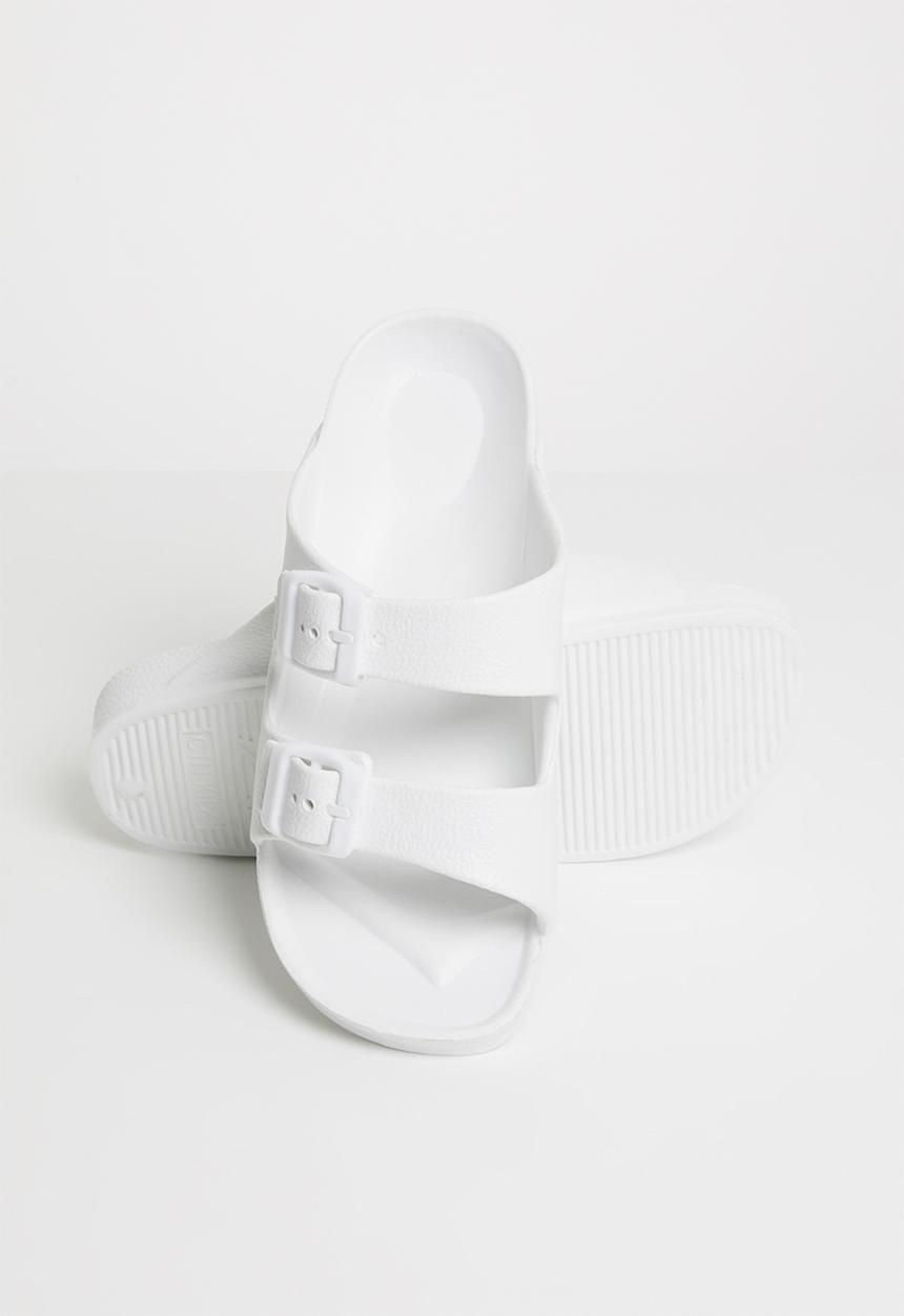 Cotton On - Twin strap slide - white