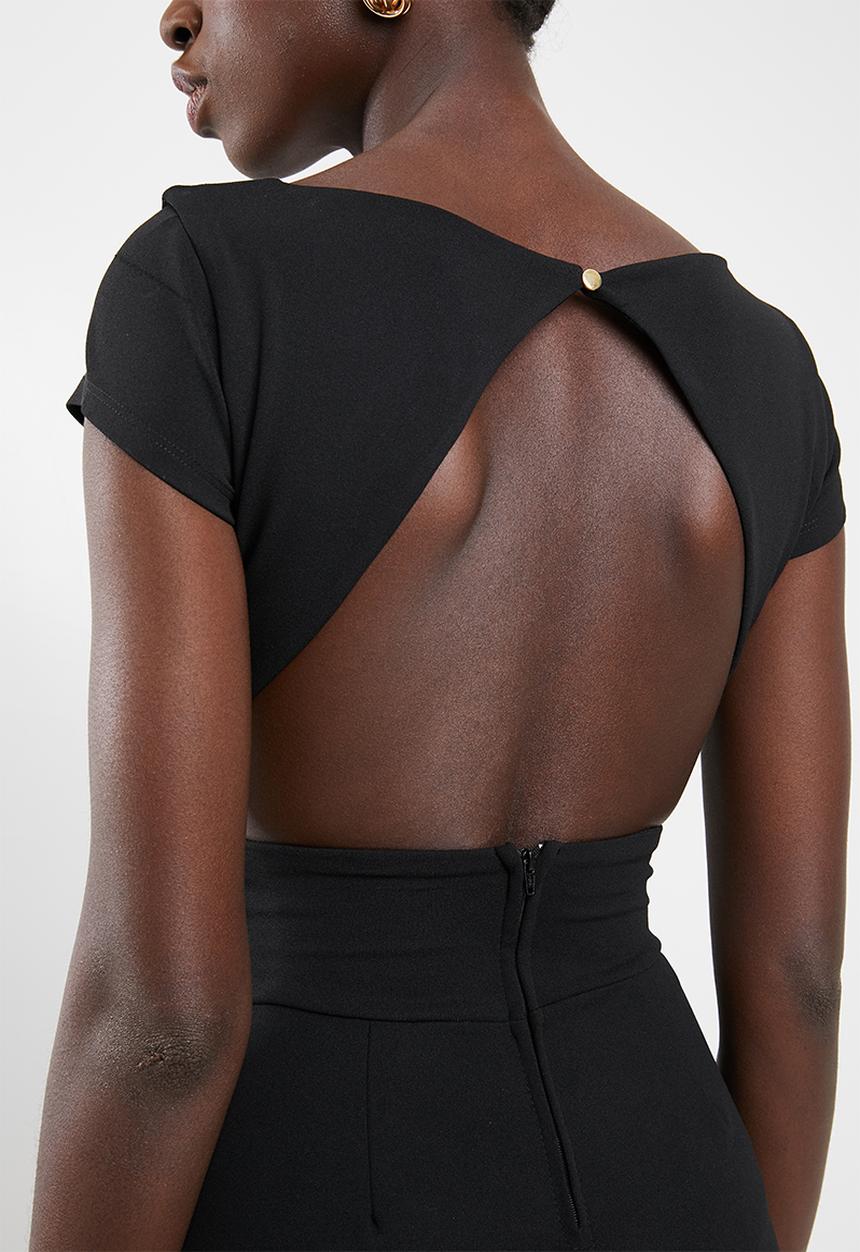 SISSY BOY - Boity open back jumpsuit - black