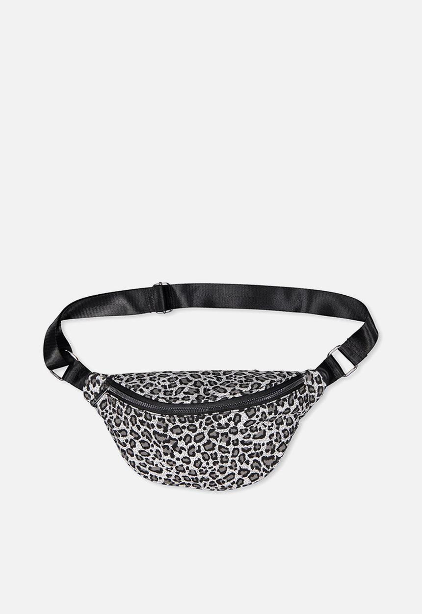 Rubi - Elisa webbing belt bag - black & white