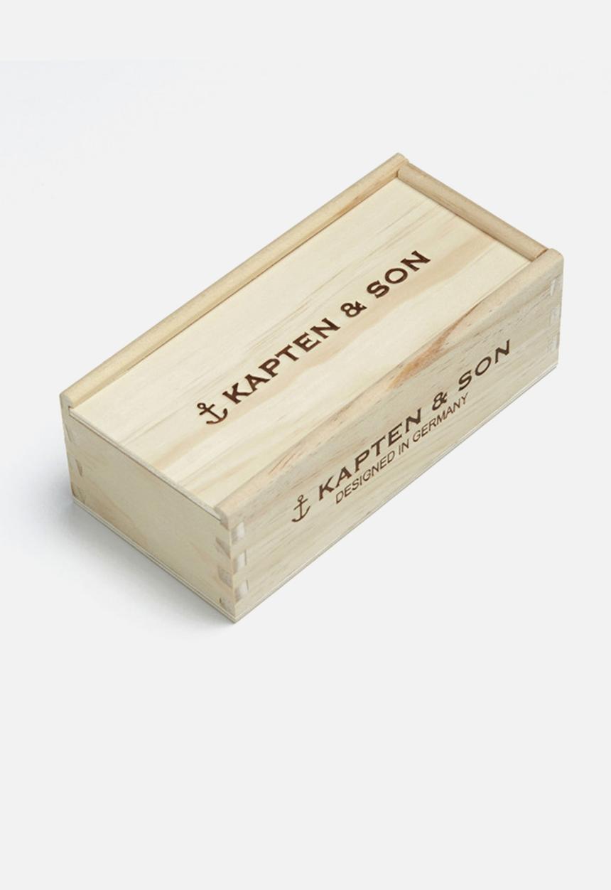Kapten & Son - Bali matt - black & silver