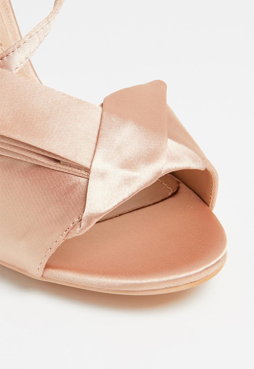 Plum - Canal slingback heels - rose gold