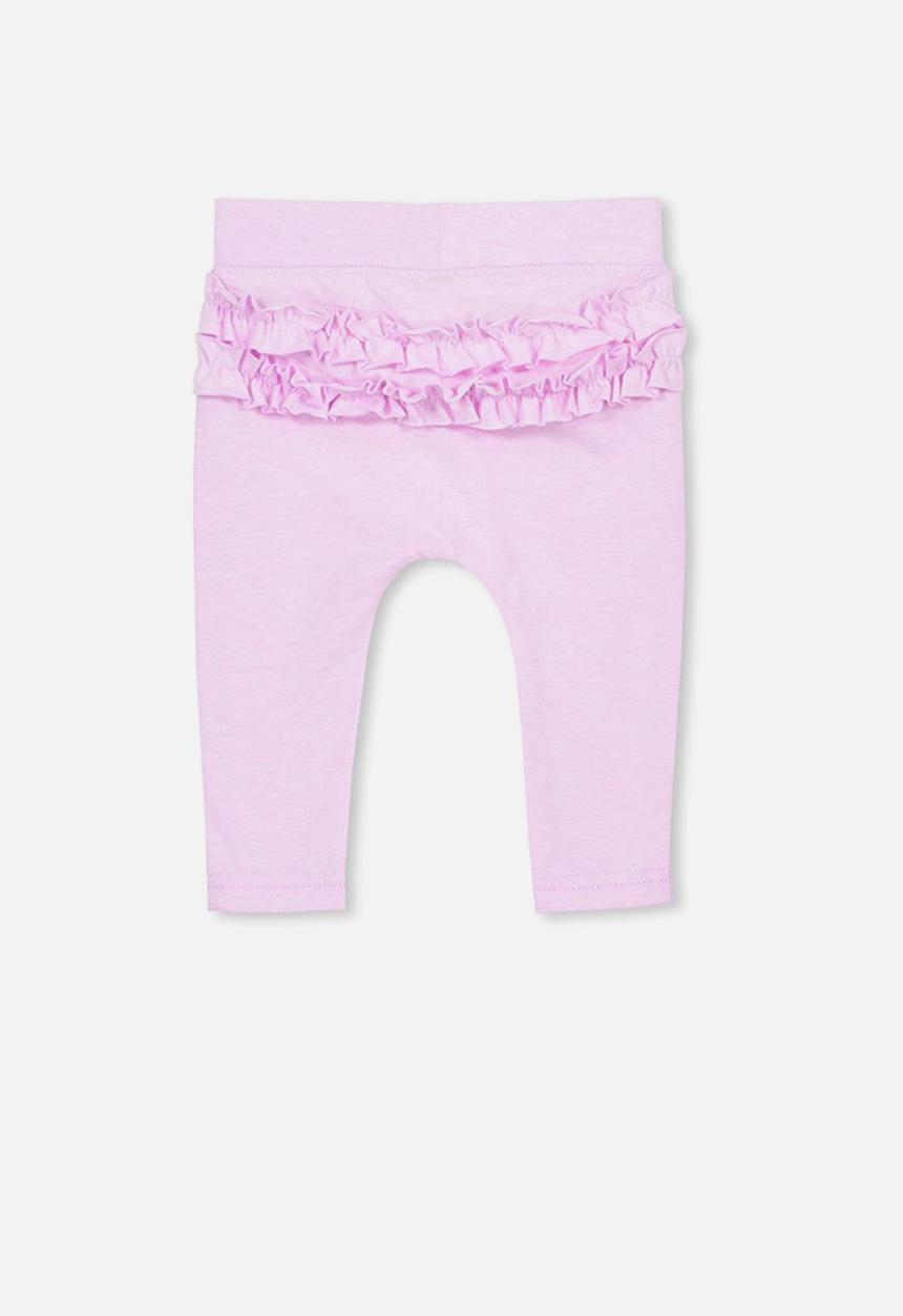 Cotton On - Ria ruffle legging - pink
