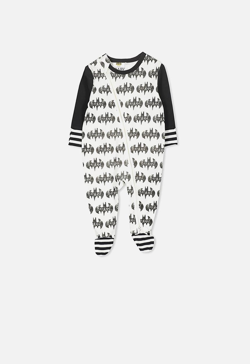 Cotton On - License zip through romper - black & white 