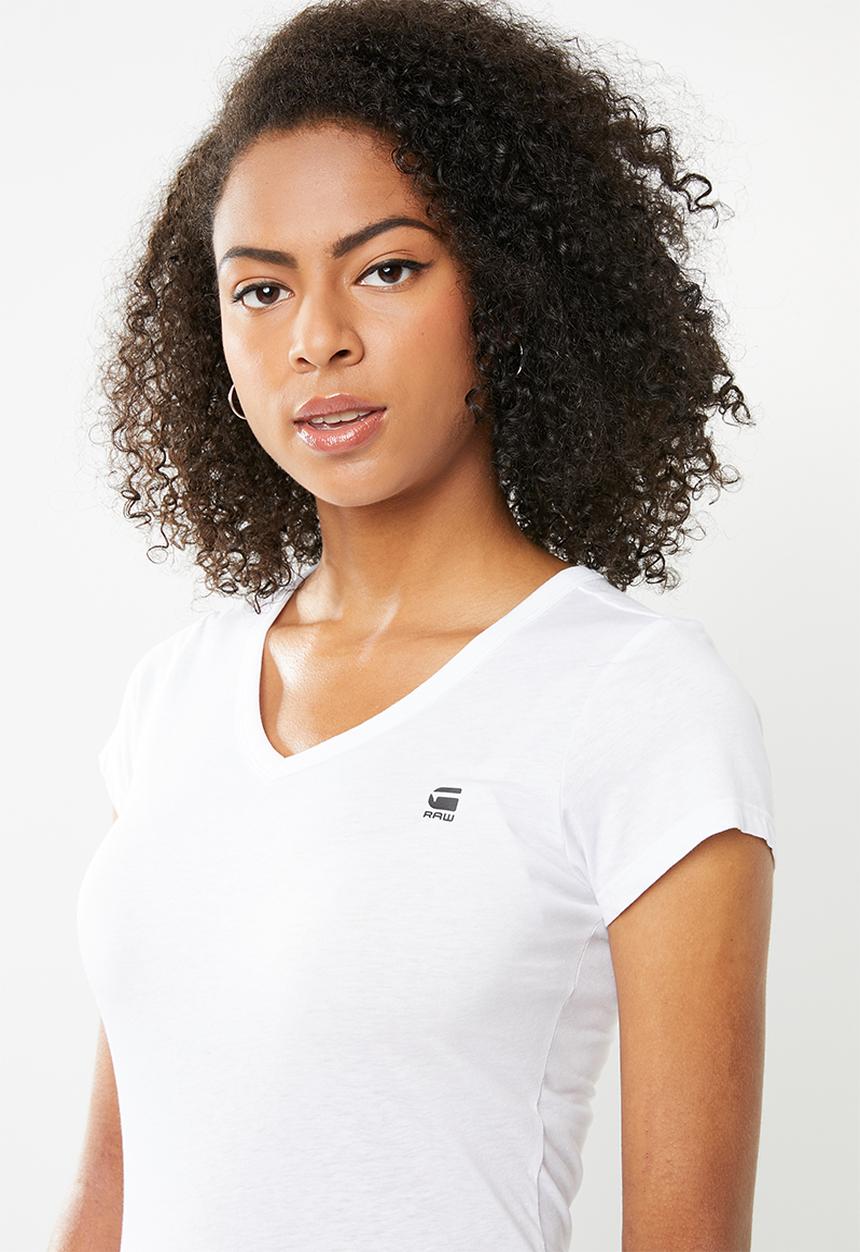 G-STAR - Eyben slim tee - white 
