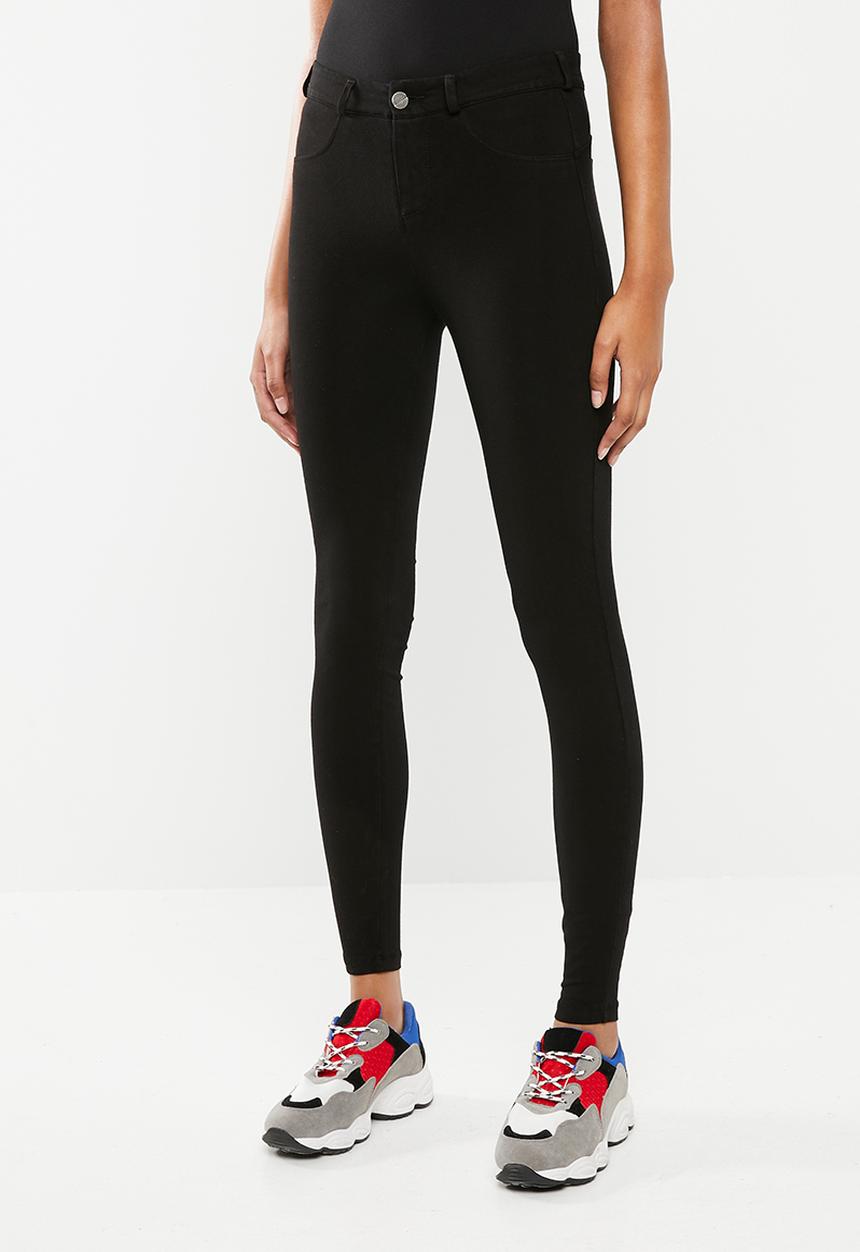 SISSY BOY - Lulu belle axel knit jegging - black