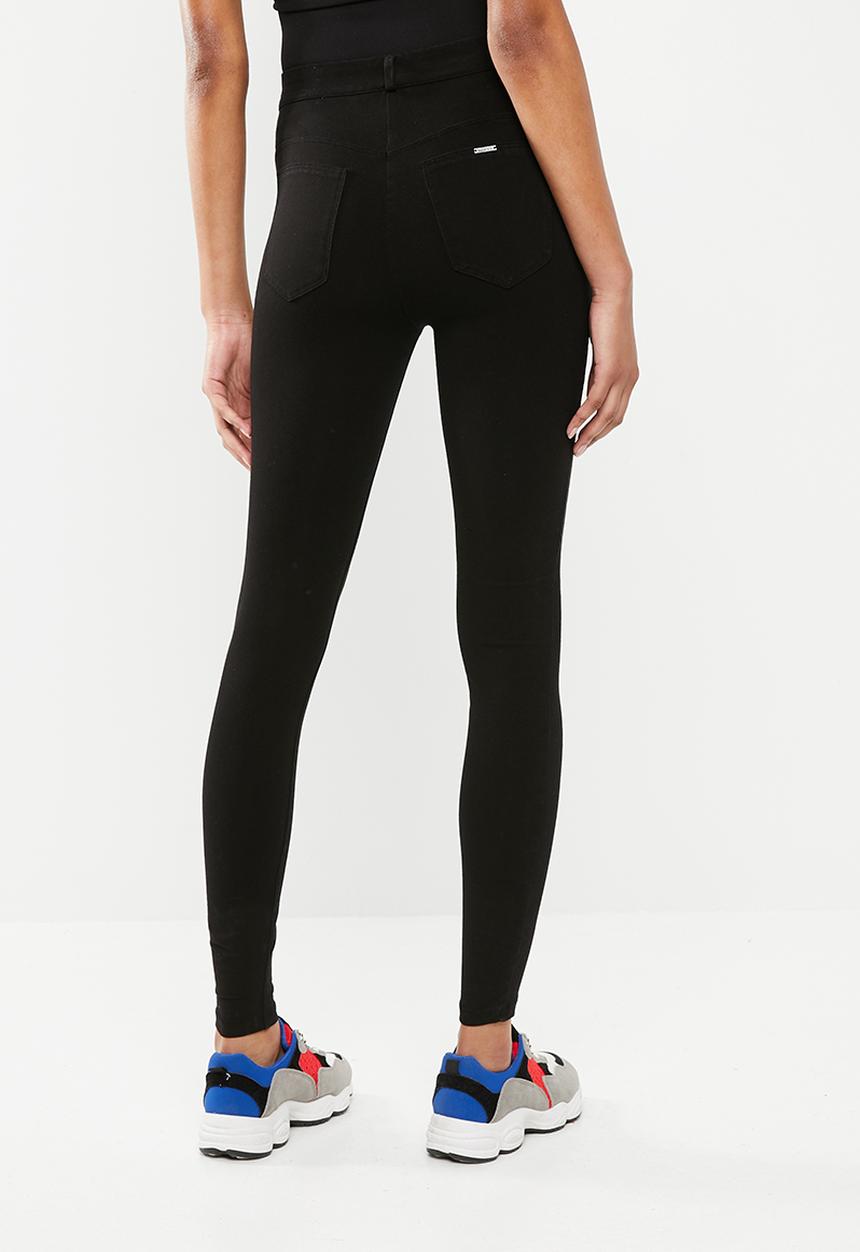 SISSY BOY - Lulu belle axel knit jegging - black