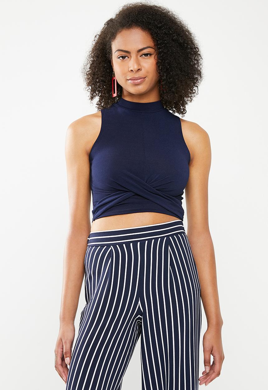 SISSY BOY - Canary twist top - navy