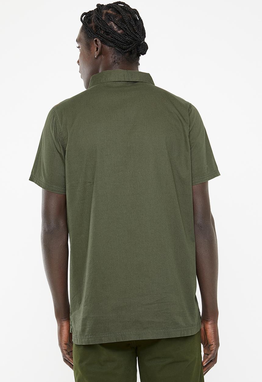 PROCESS BLACK - Hyper short sleeve shirt - khaki