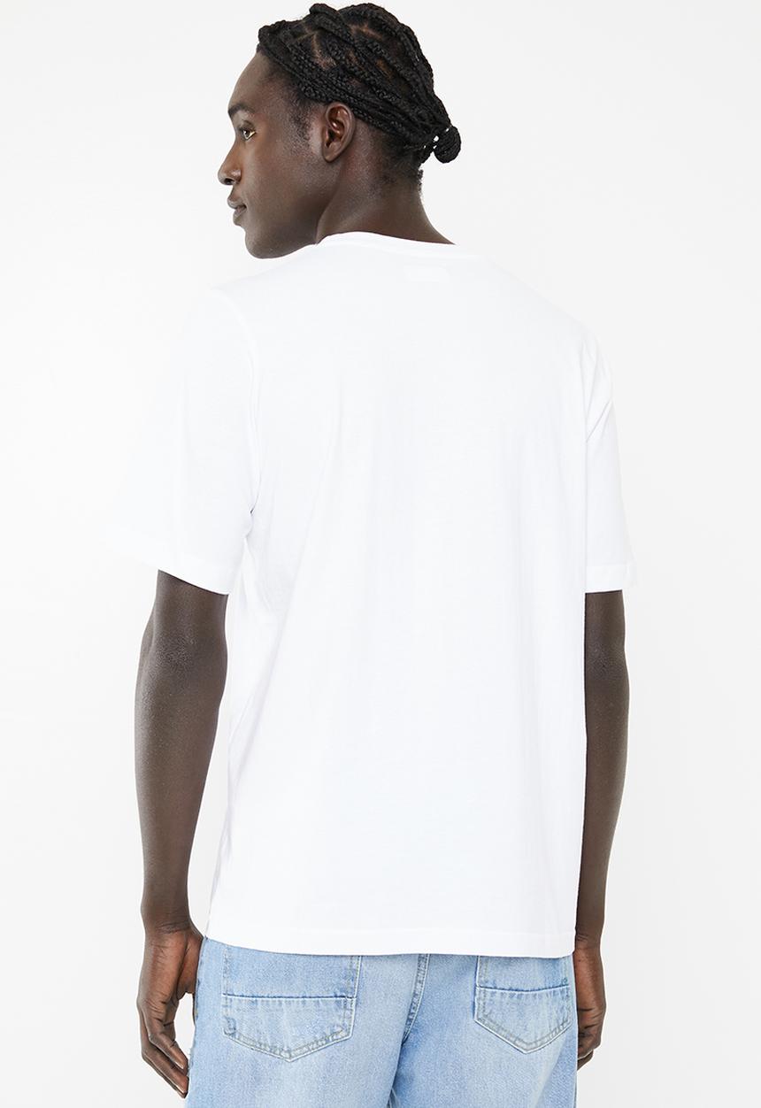 KAPPA - Logo cromen tee - white & orange 