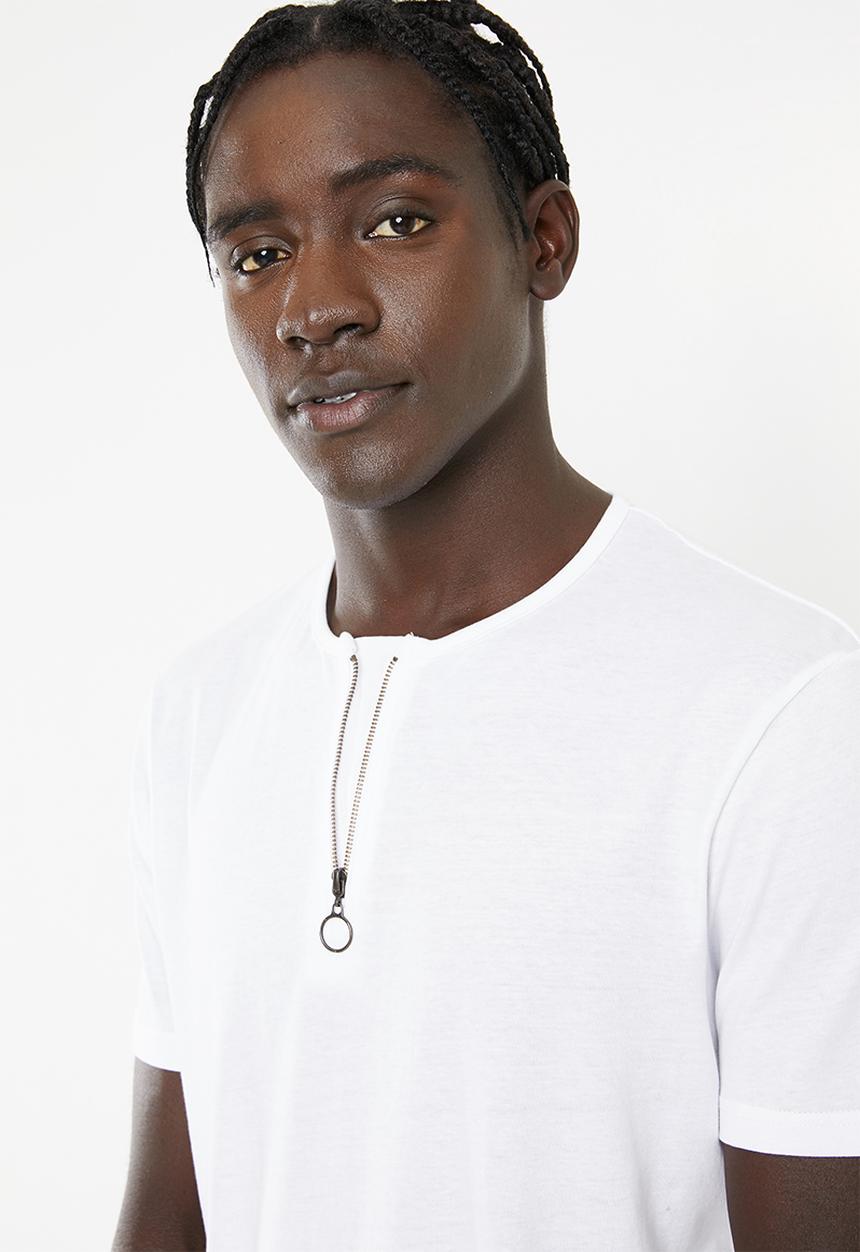 Brave Soul - Russel T-shirt - white