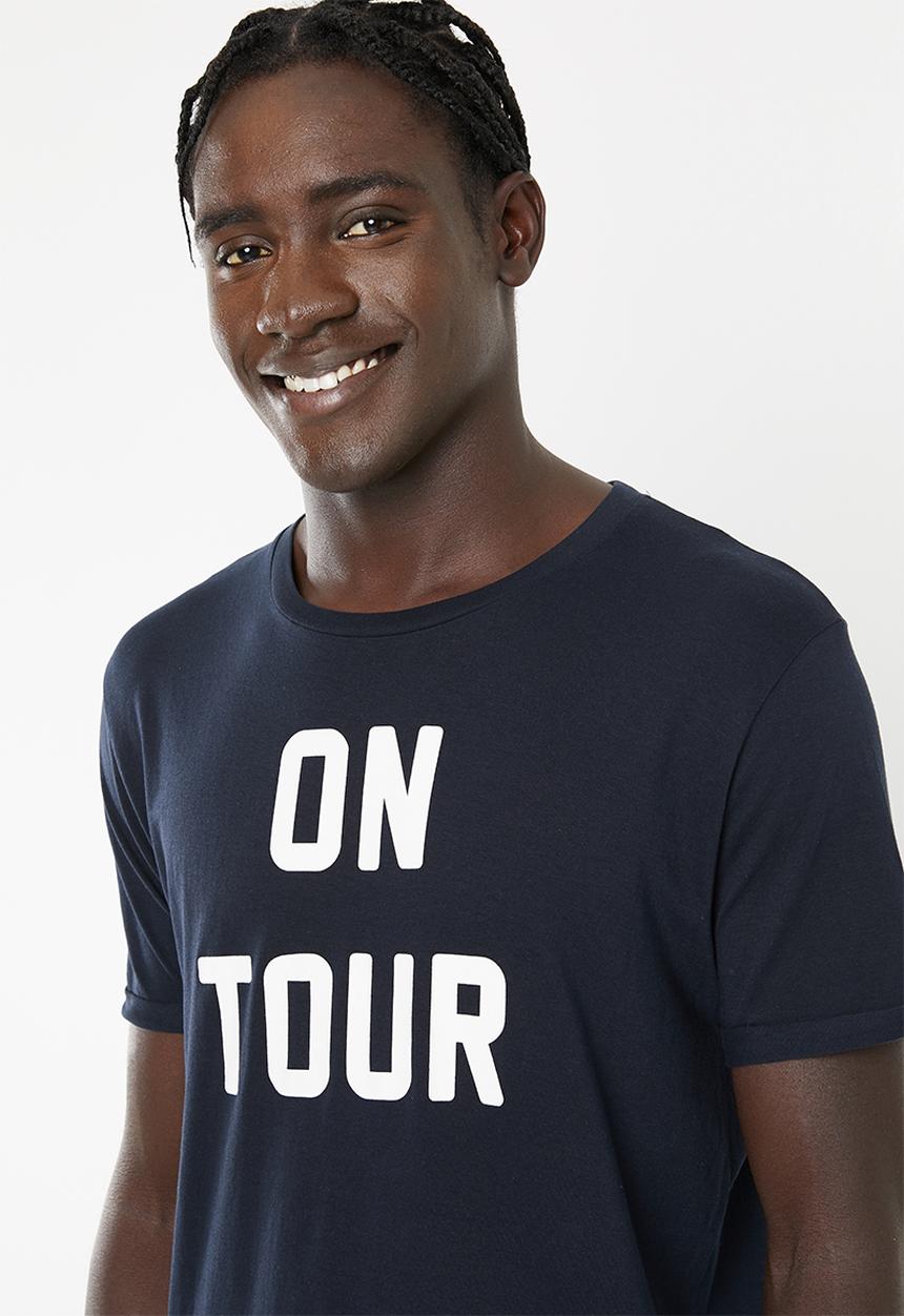 Brave Soul - Tour short sleeve tee - navy
