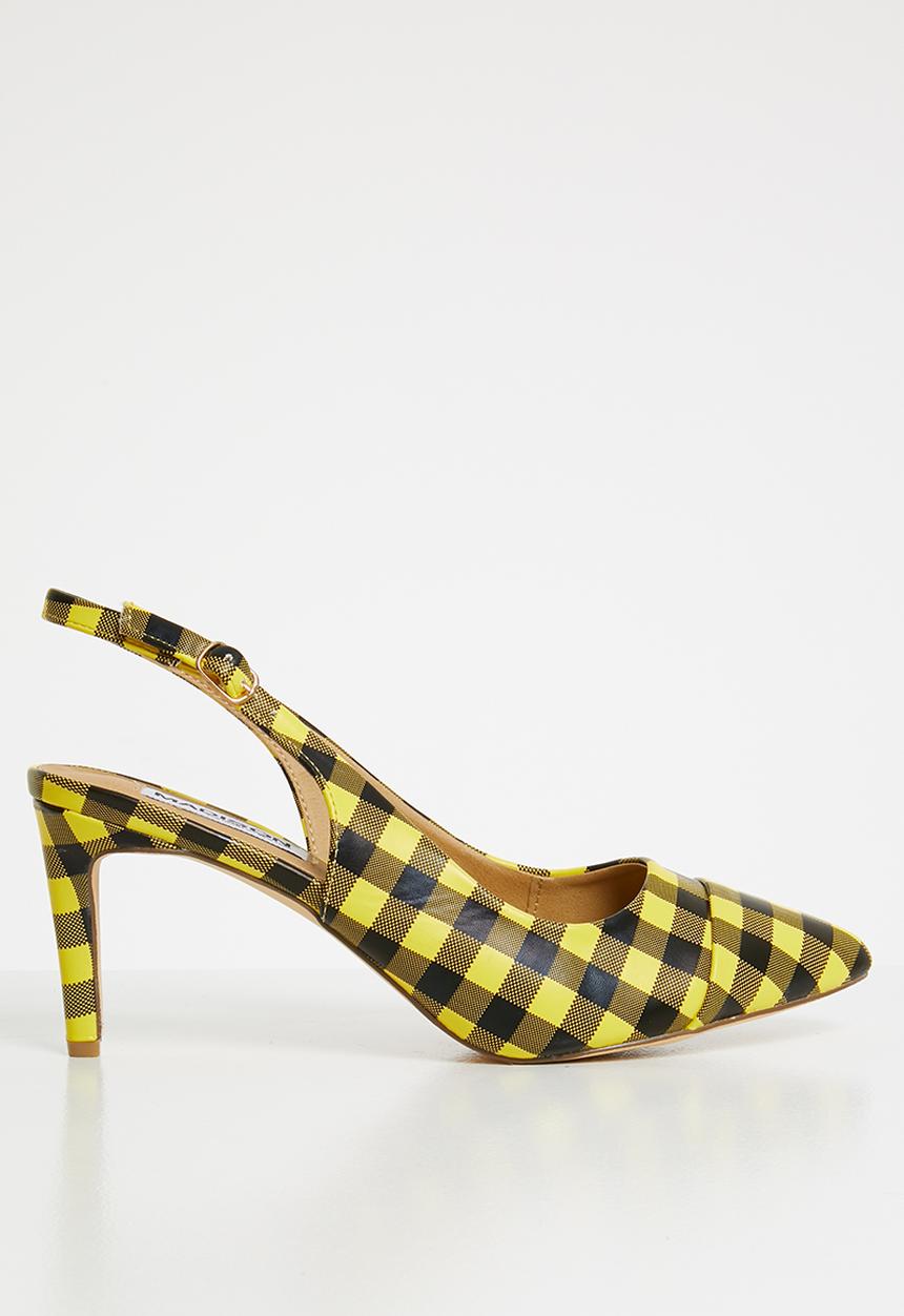 Madison® - Adrianna slingback courts - yellow gingham