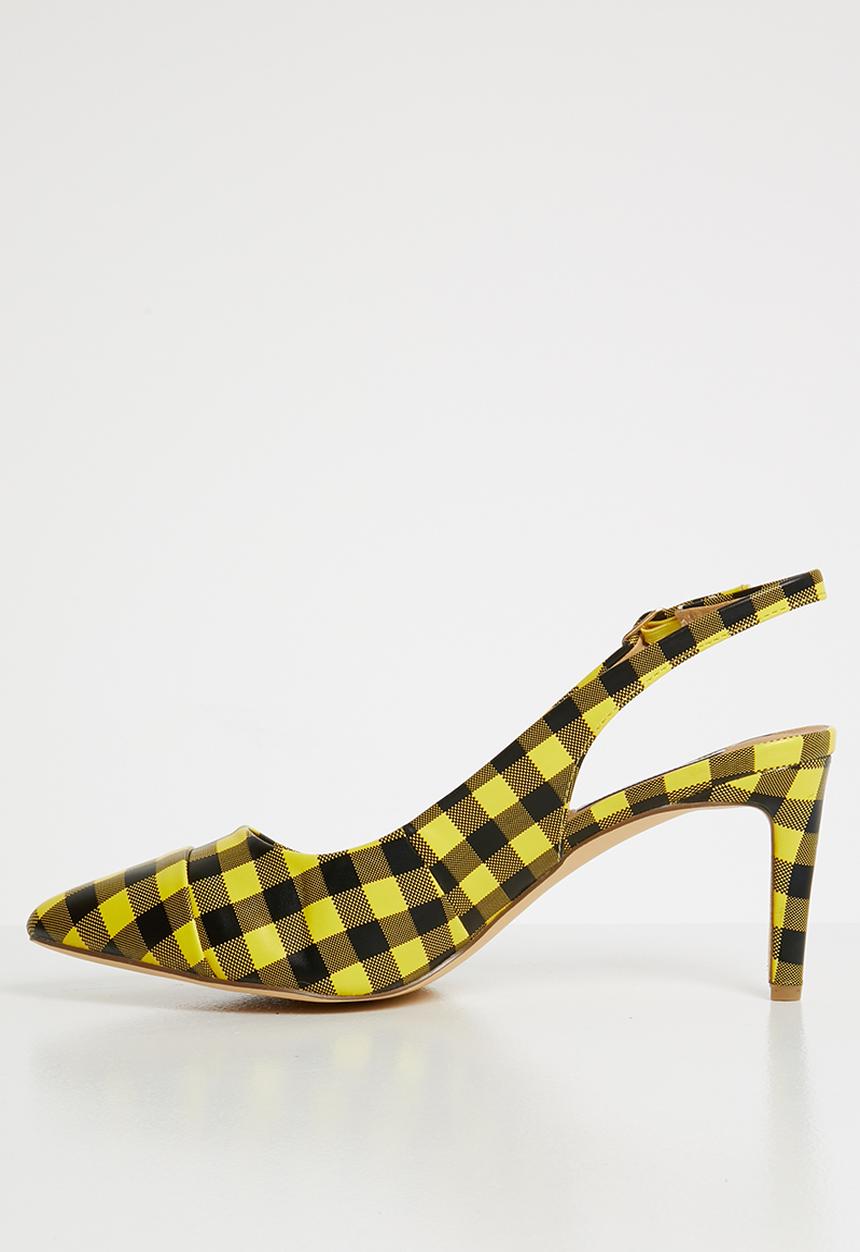 Madison® - Adrianna slingback courts - yellow gingham