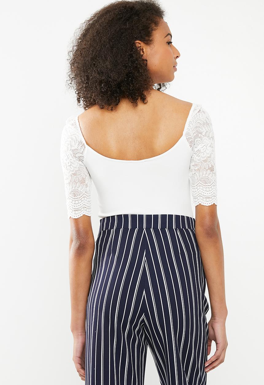 SISSY BOY - Cinnabon fitted top - off white