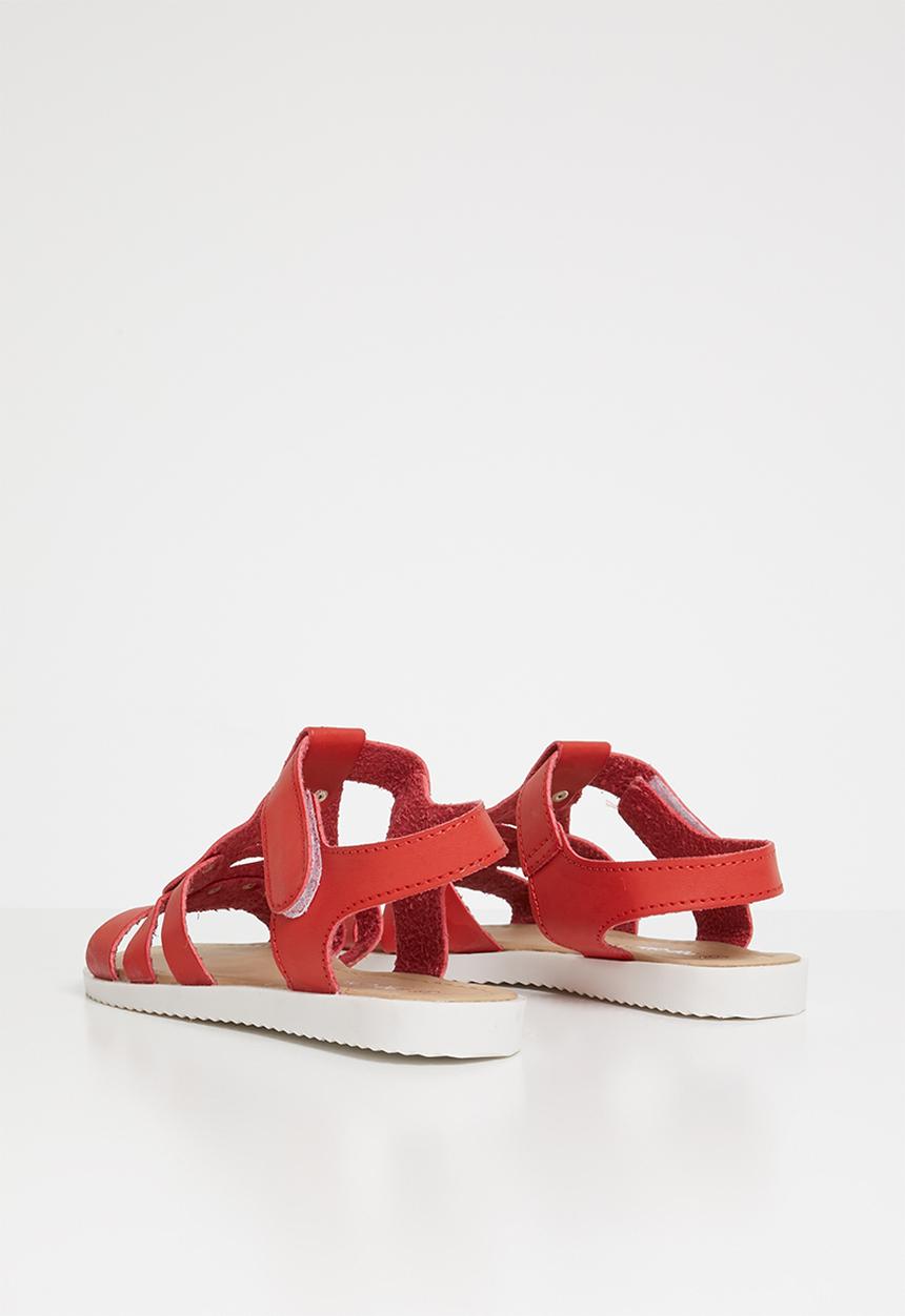 Pop Candy - Studded detail sandal - red