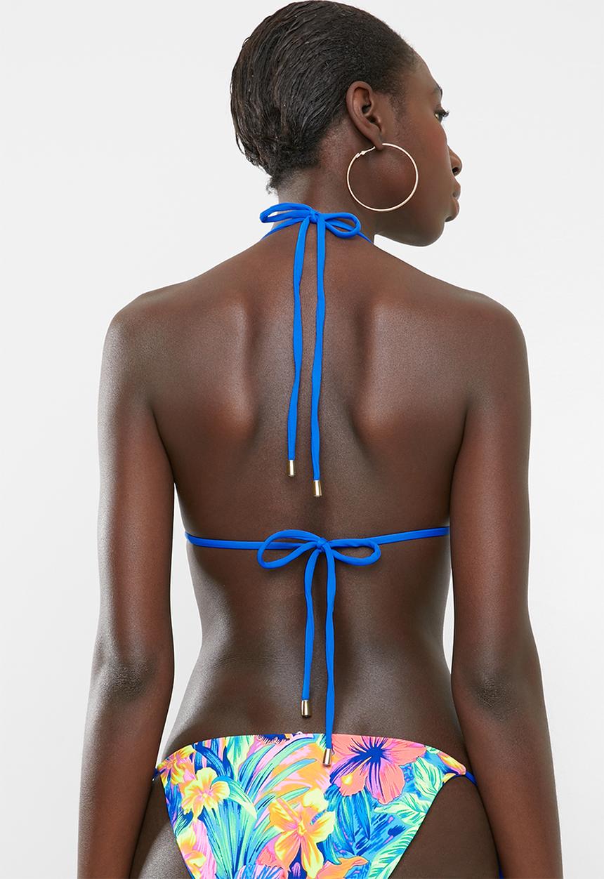 Sun Love - Hawaii reversible tri bikini top - multi
