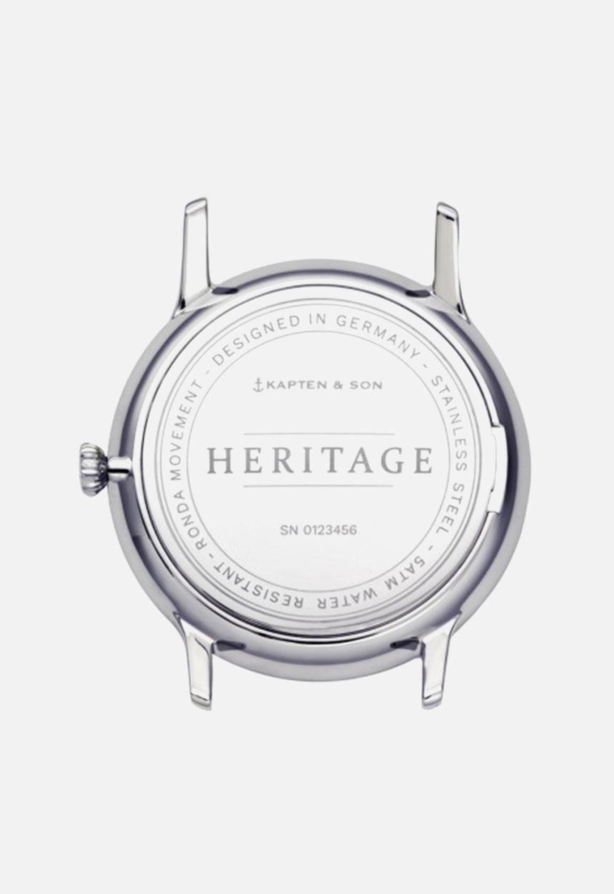 Kapten & Son - Heritage mesh - silver & black