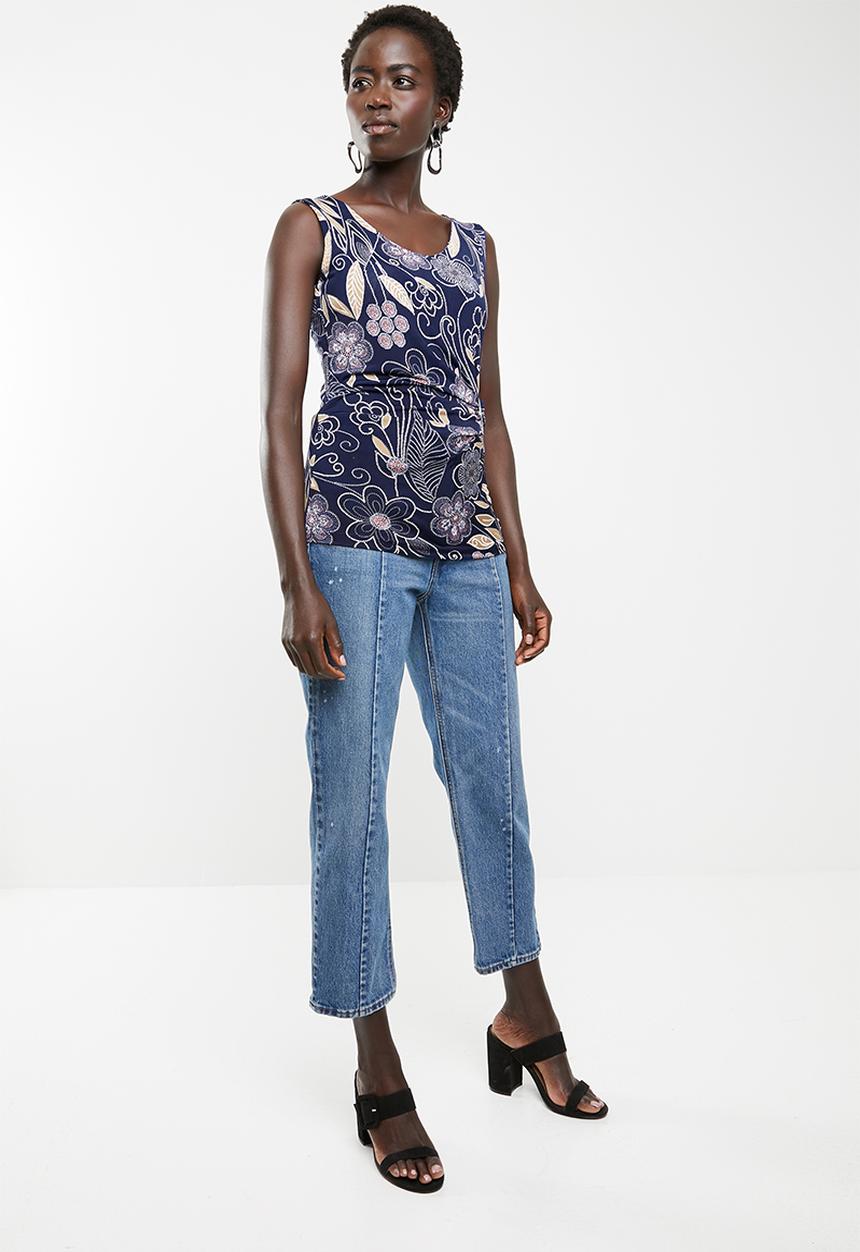 Revenge - Sleeveless top - navy