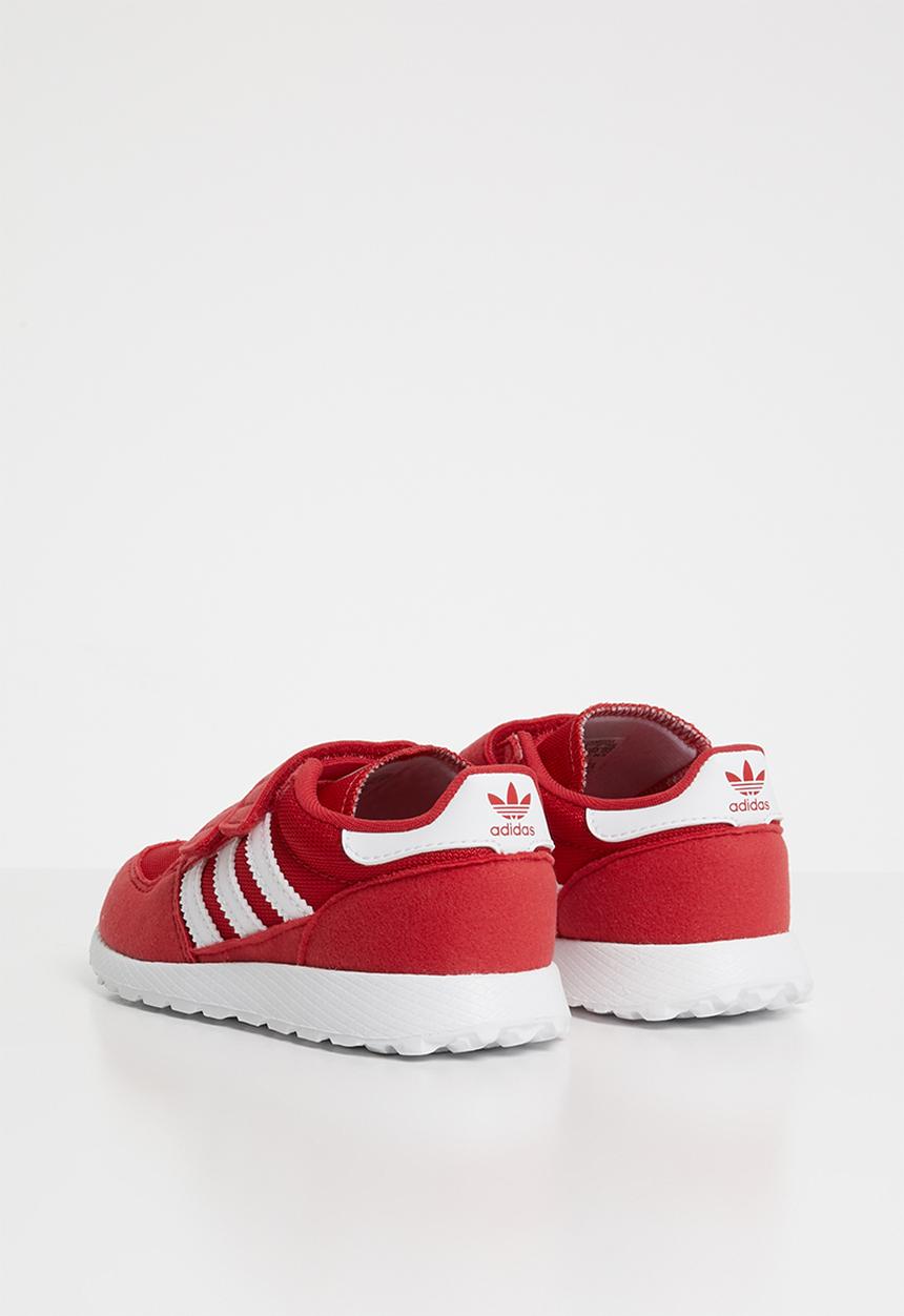adidas Originals - Forest grove - red & white