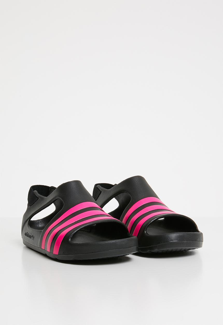 adidas Performance - Adilette play - black & pink