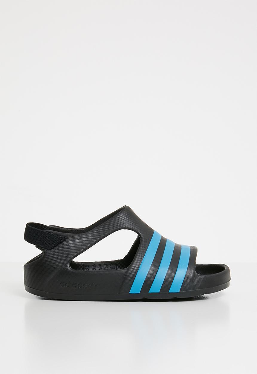 adidas Performance - Adilette play i - cblack/brcyan/brcyan
