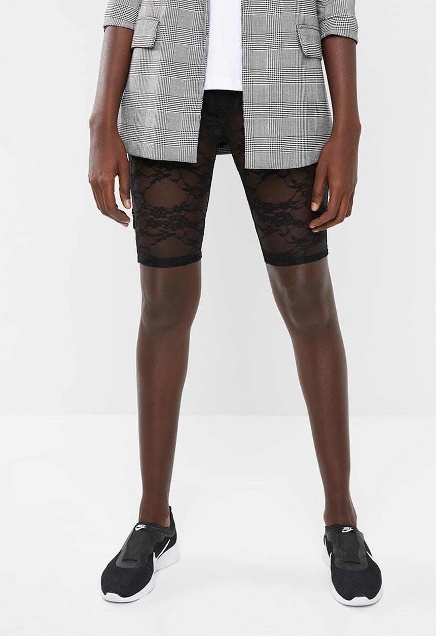 Missguided - Lace shorts - black