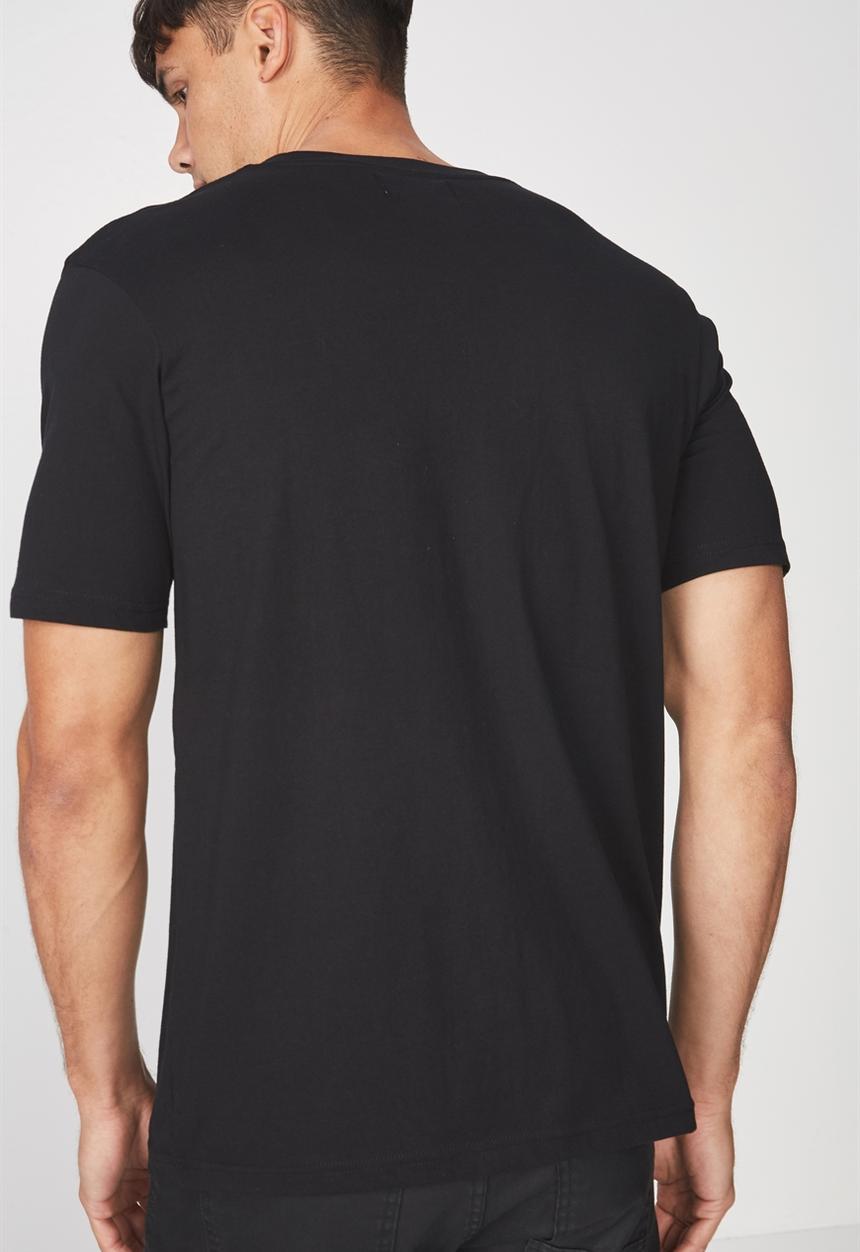 Cotton On - Tbar short sleeve tee 2 - black 
