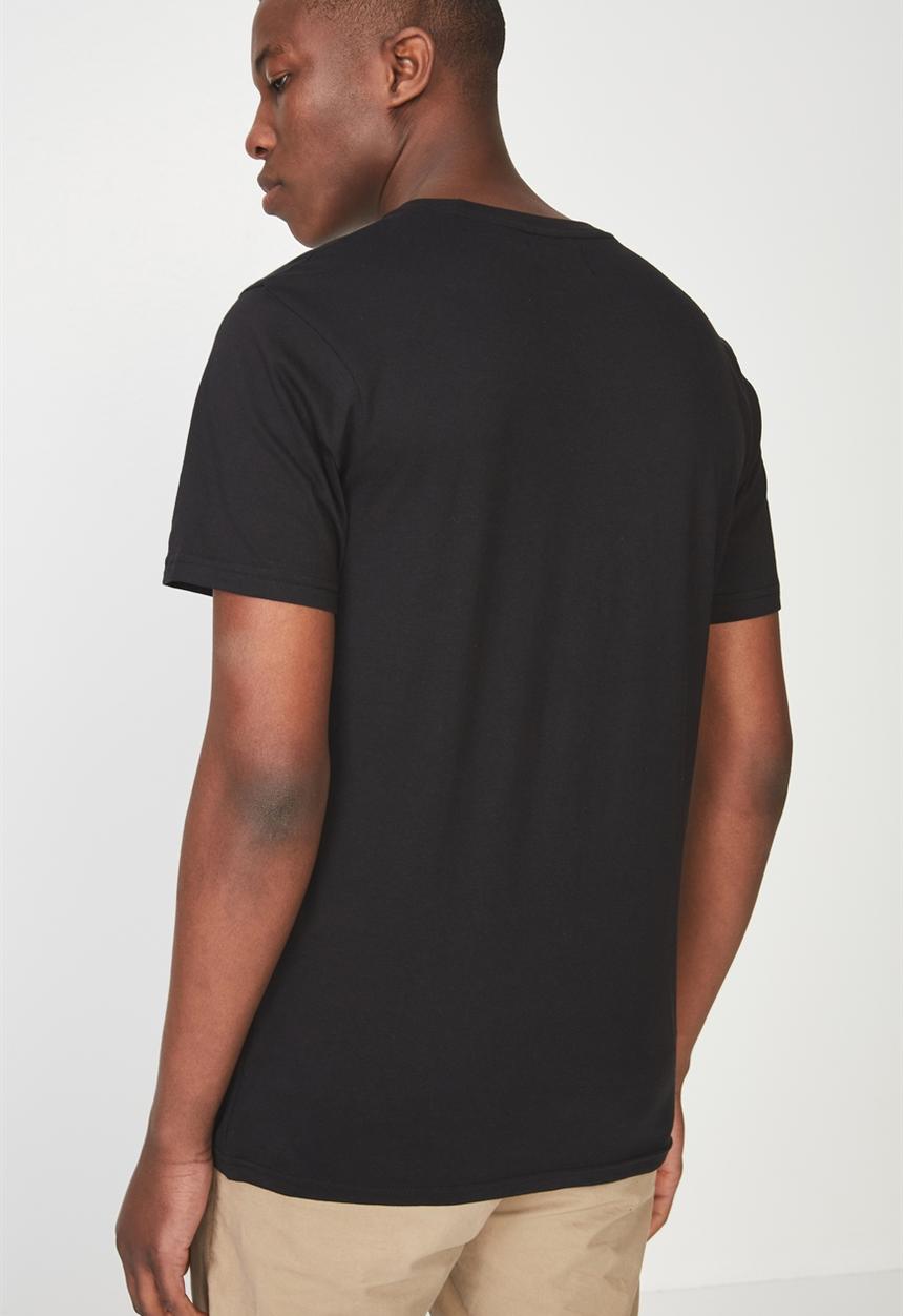 Cotton On - Tbar short sleeve tee 2 - black