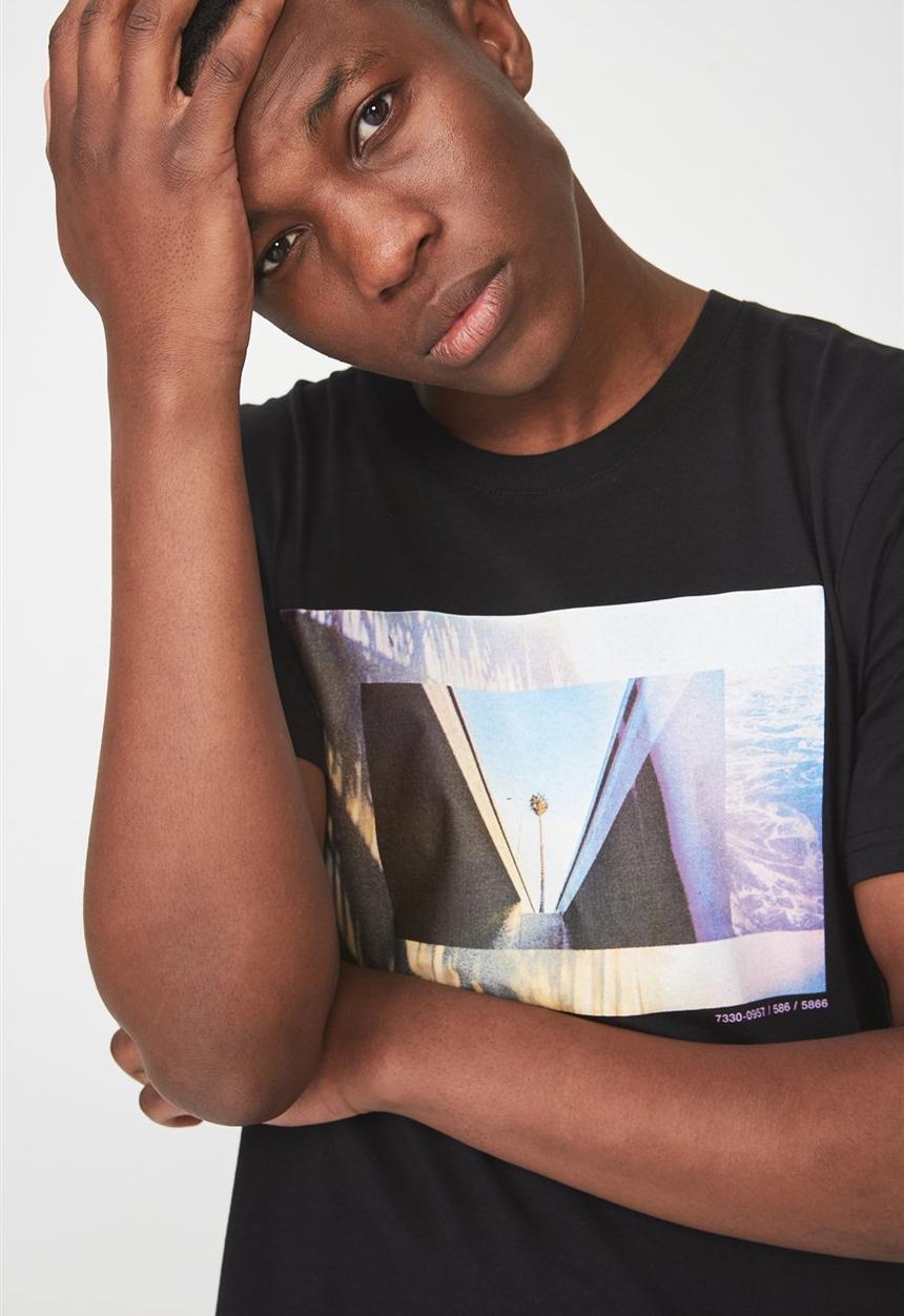 Cotton On - Tbar short sleeve tee 2 - black