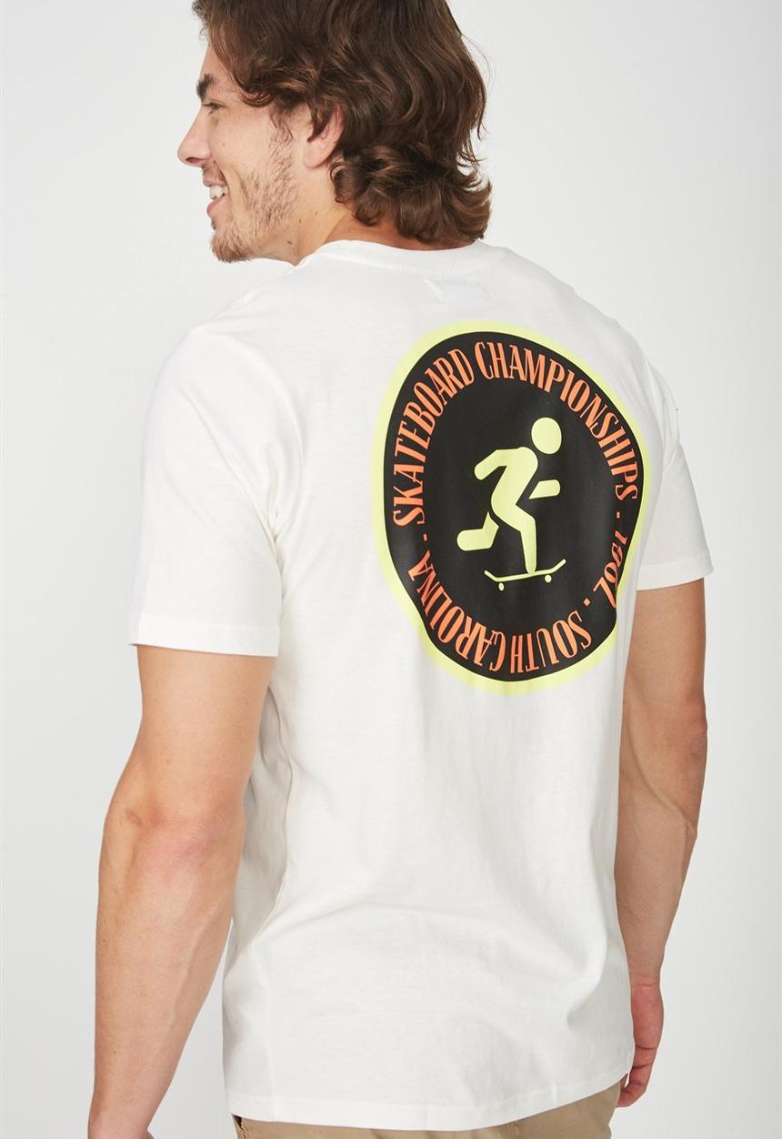 Cotton On - Tbar short sleeve tee 2 -  white