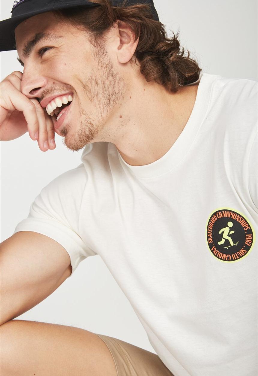 Cotton On - Tbar short sleeve tee 2 -  white