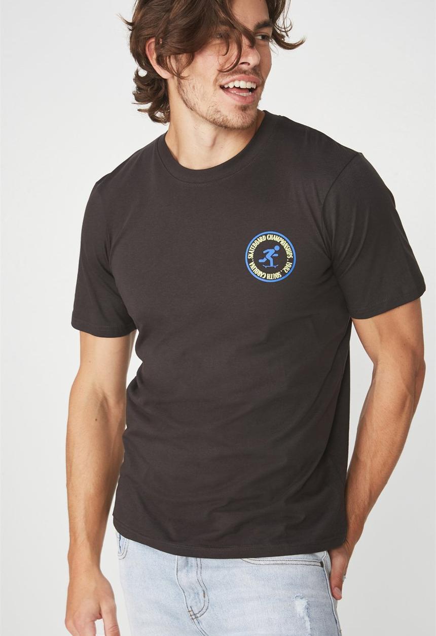 Cotton On - Tbar short sleeve tee 2 - black