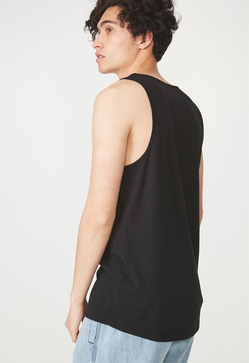 Cotton On - Tbar tank - black