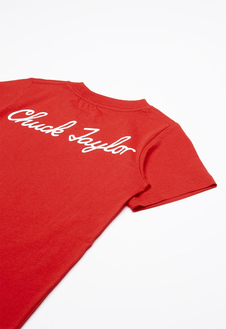 Converse - Script short sleeve tee - red