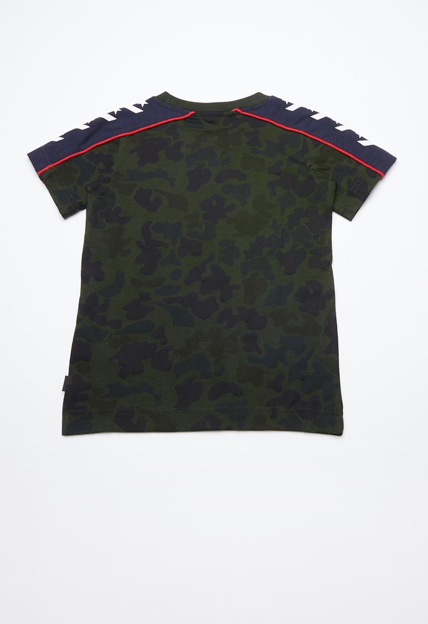 Converse - Short sleeve camo track tee - multi