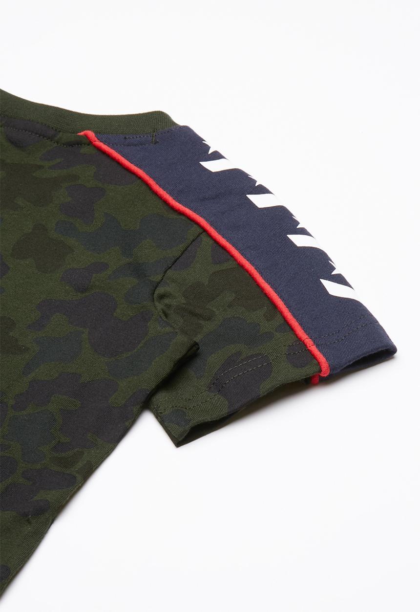 Converse - Short sleeve camo track tee - multi