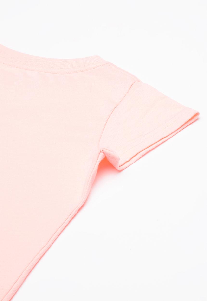 Converse - Vertical split tee - pink 