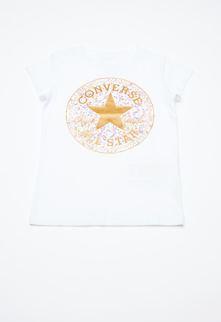 Converse - Birthday confetti tee - white