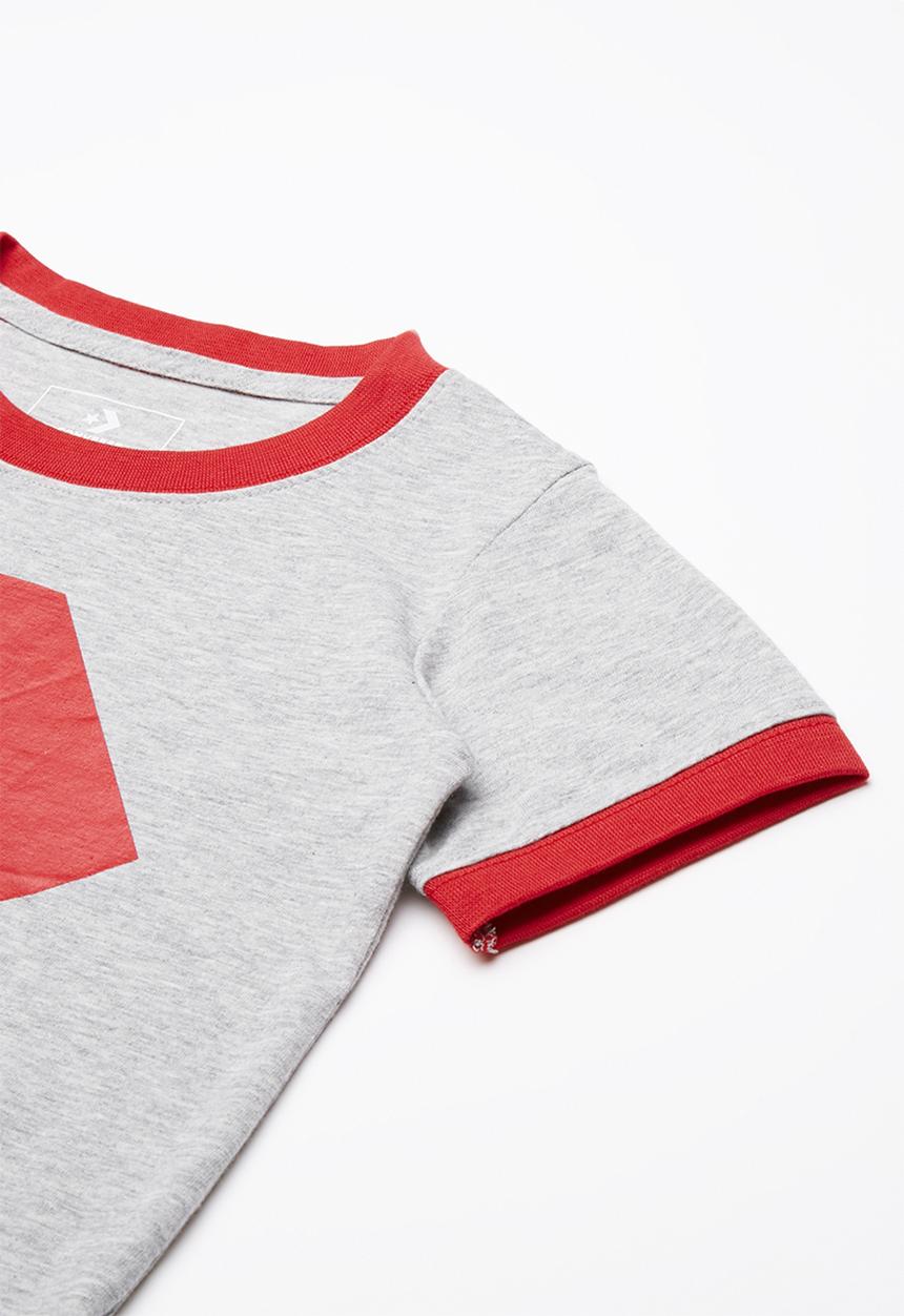 Converse - Star chevron ringer tee - grey