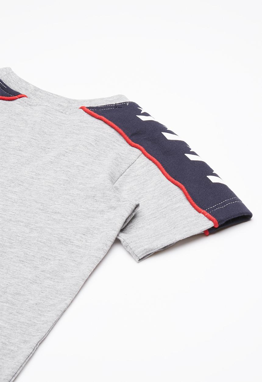 Converse - Short sleeve track tee - grey 