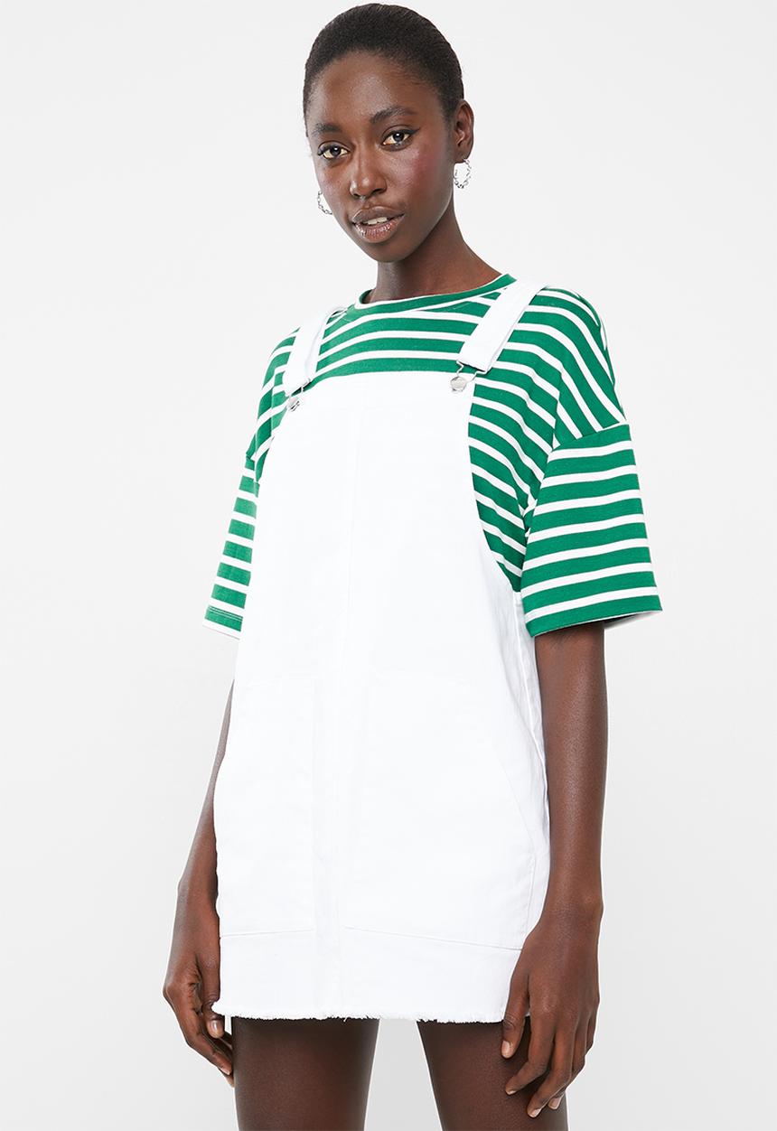 Superbalist - Boxy tee - green & white