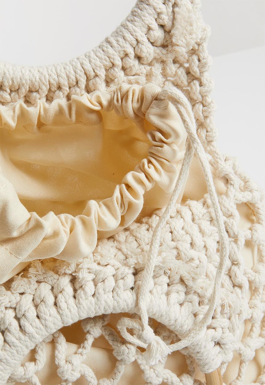 Superbalist - Mandy crochet bag - white