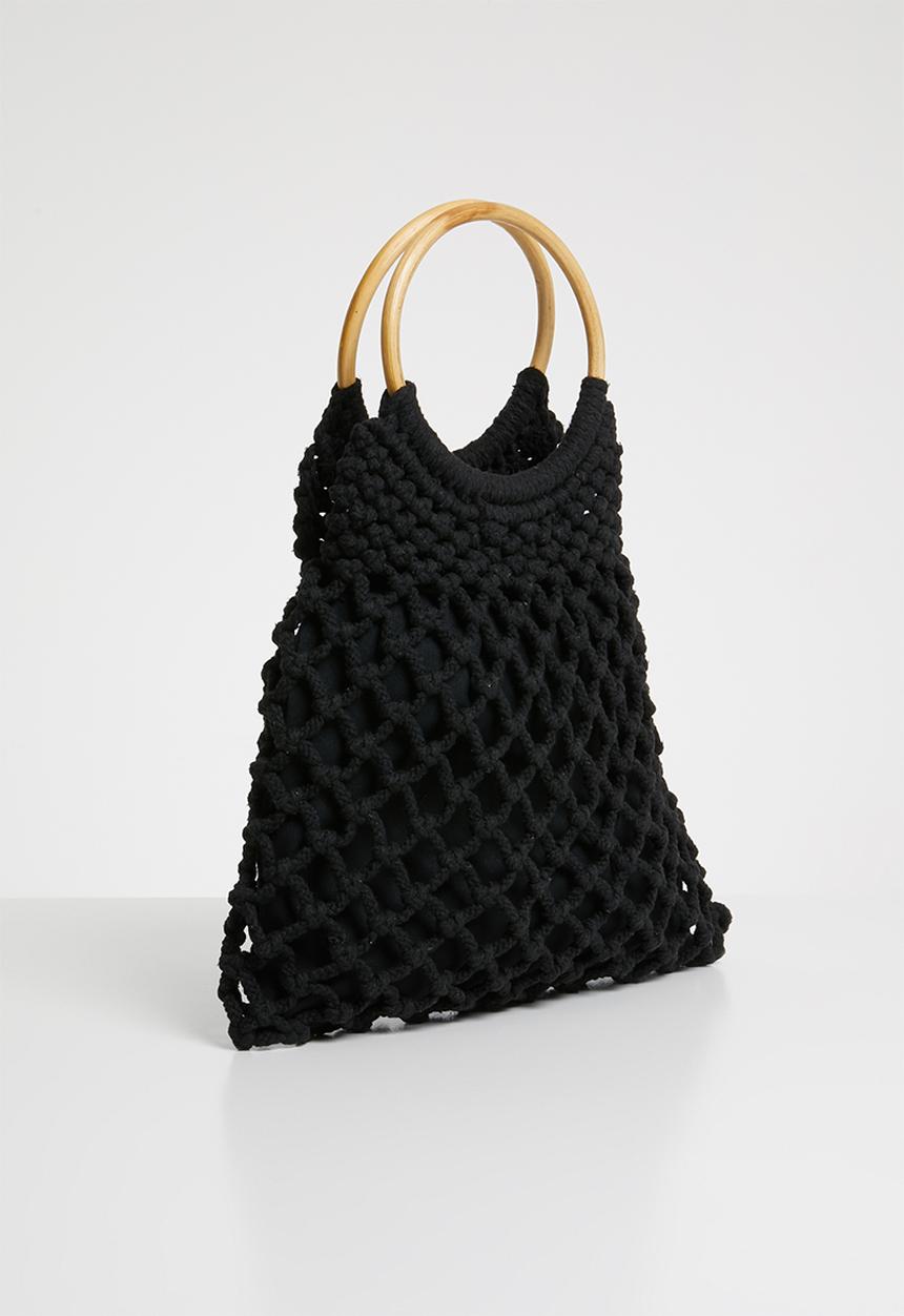 Superbalist - Mandy crochet bag - black