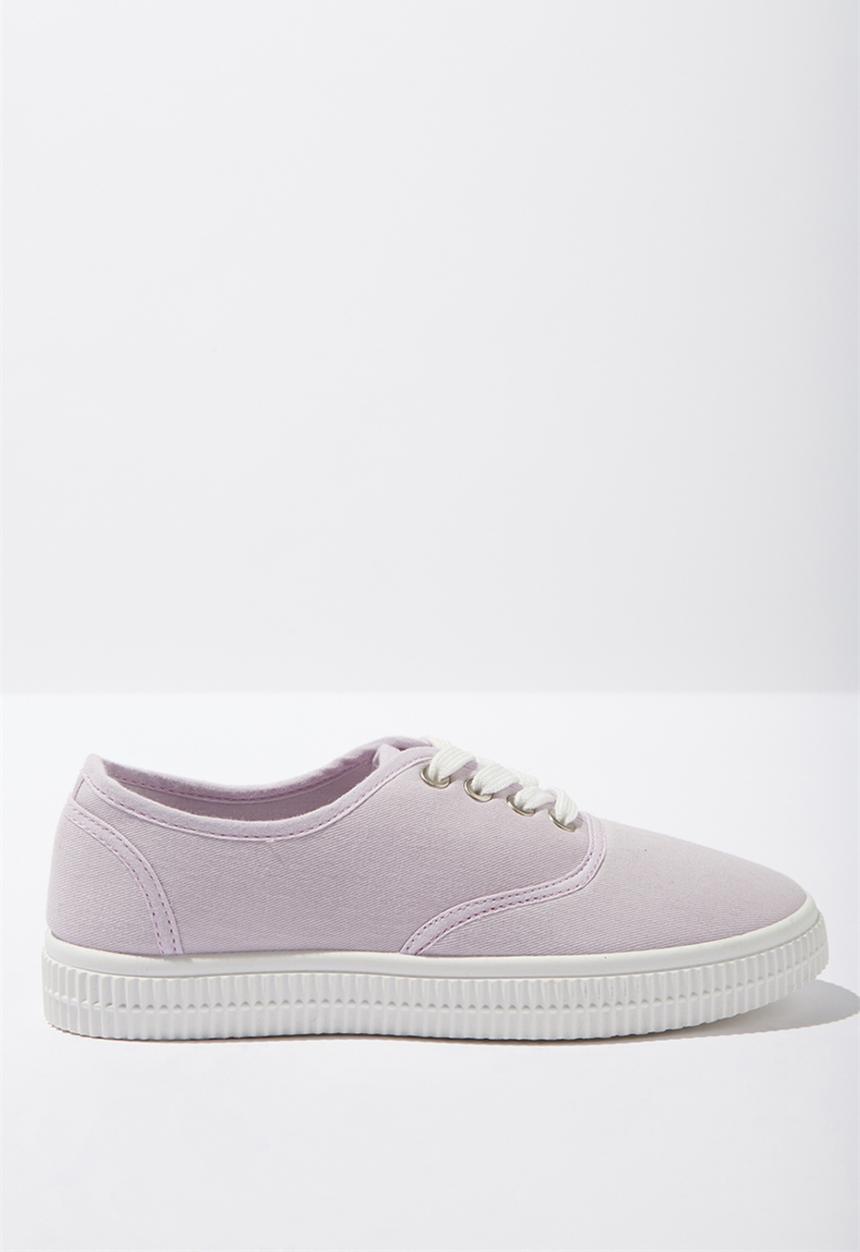 Cotton On - Casey creeper plimsoll - purple 