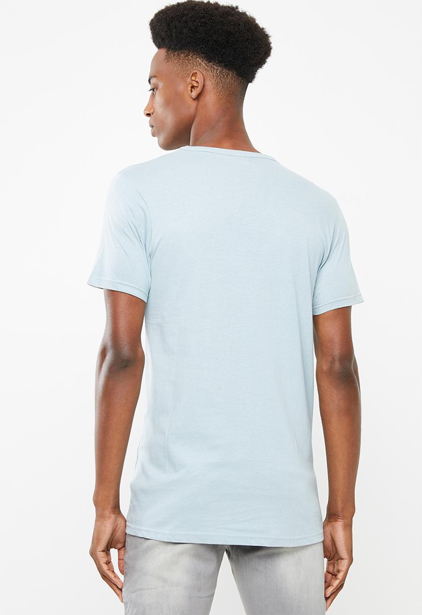Brave Soul - Falcon short sleeve tee - blue