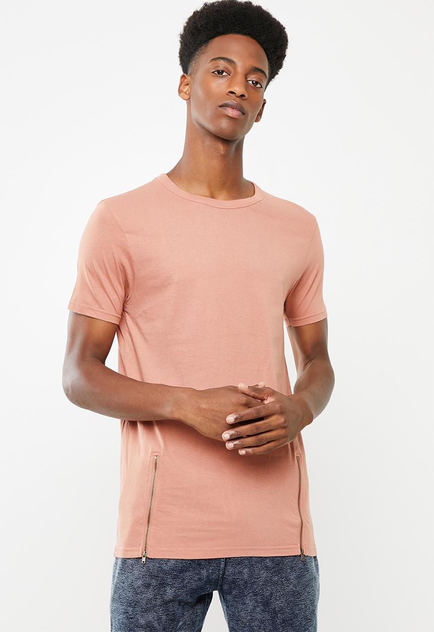 Brave Soul - Falcon short sleeve tee - pink